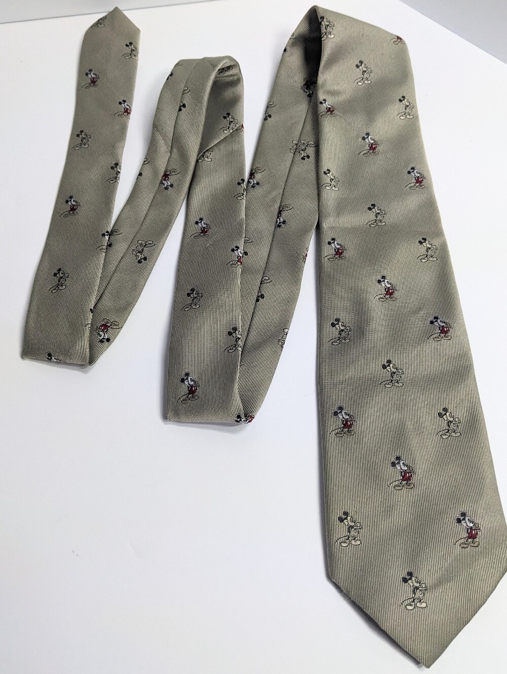 Disney Vintage Mickey Mouse Necktie By Balancine The Tie Works, Polyester